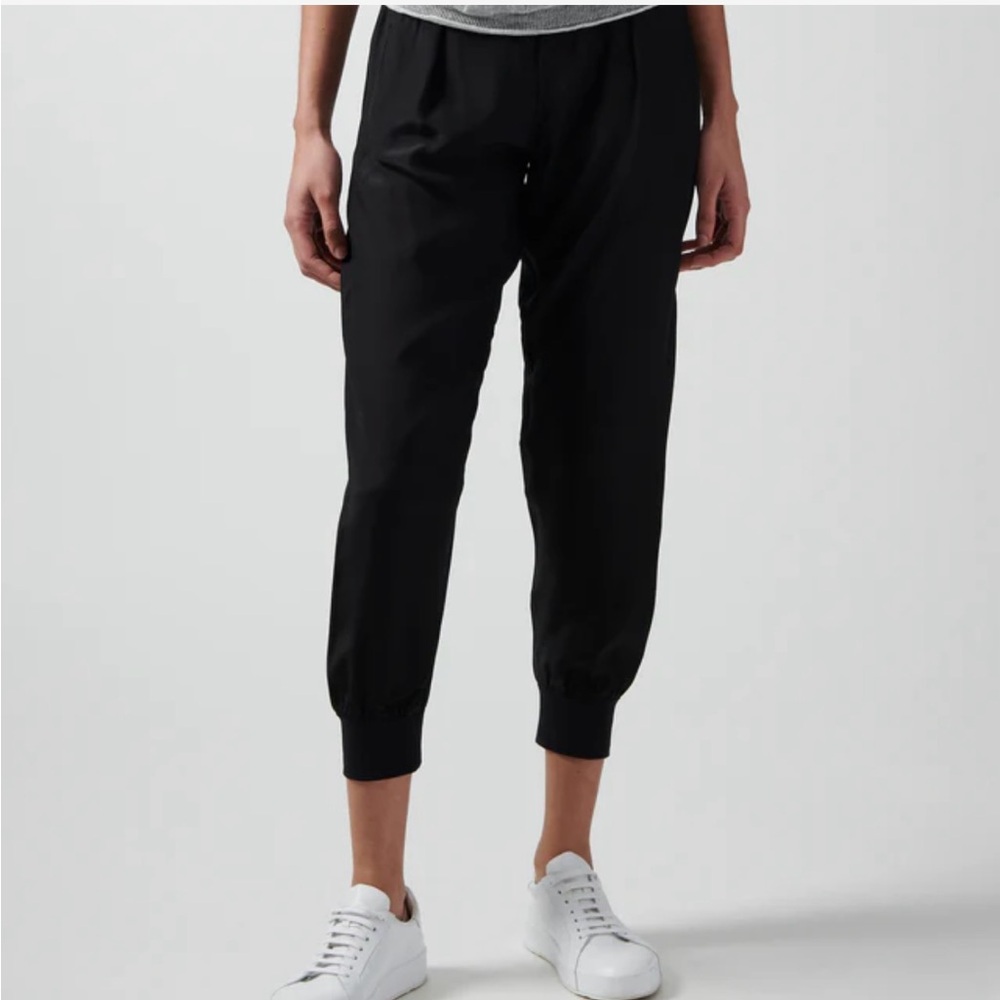 NWT ATM silk joggers in black